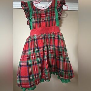 Boutique Christmas Plaid Dress